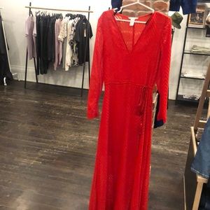 H&M long sleeved long dress. Worn once